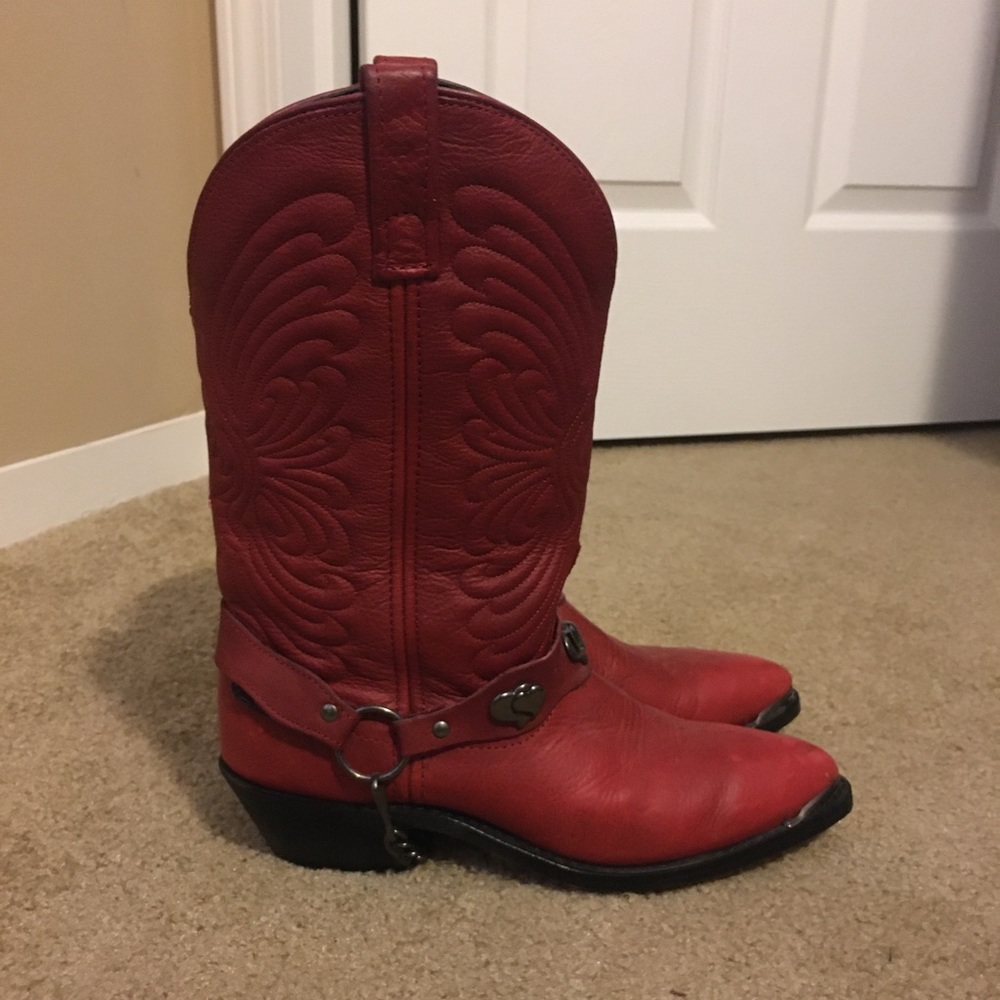 Red Cowboy Boots